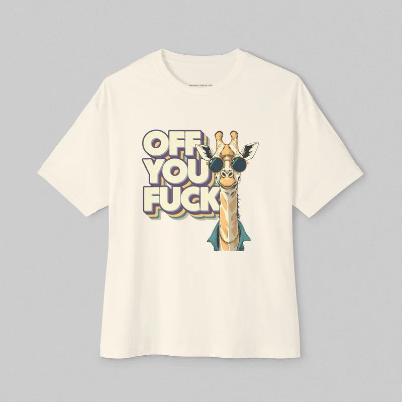 Off You Fuck Men’s Oversized T-Shirt