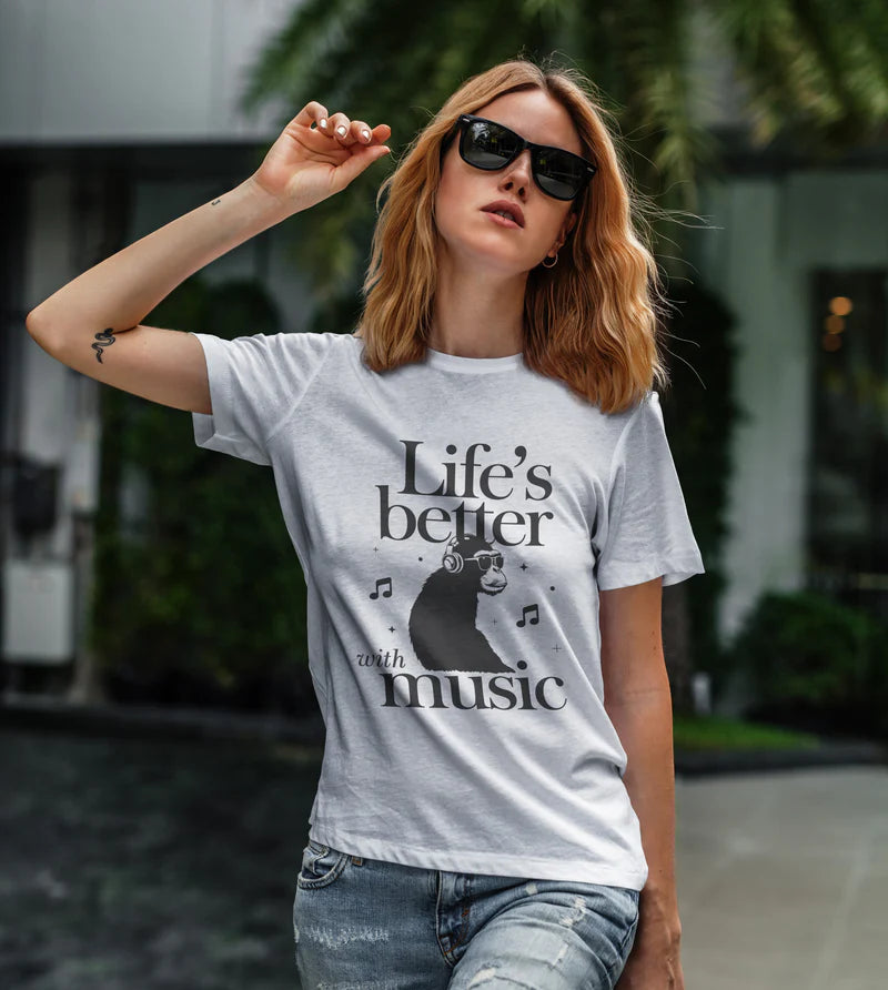 Life's Better with Music Women's T-Shirt